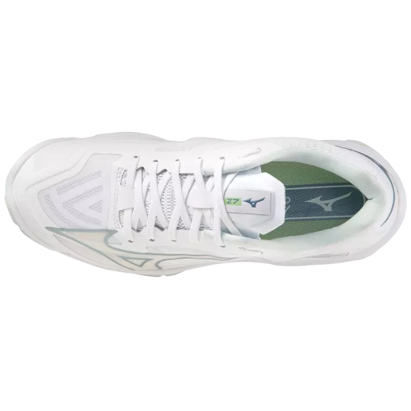 Chaussures Mizuno Wave Lightning Z Femmes Blanches 4 Chaussures Mizuno Wave Lightning Z Femmes Blanches – Image 4