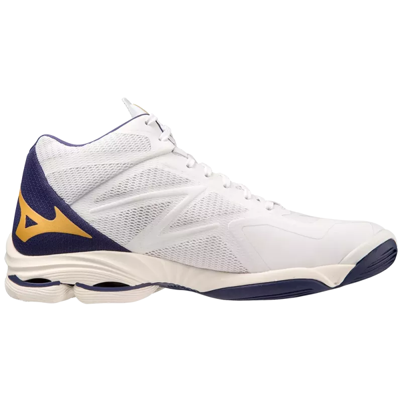 Chaussures Mizuno Wave Lightning Z Montantes Blanches 3 Chaussures Mizuno Wave Lightning Z Montantes Blanches – Image 3