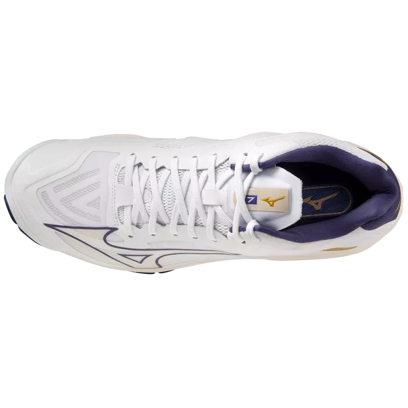 Chaussures Mizuno Wave Lightning Z Montantes Blanches 5 Chaussures Mizuno Wave Lightning Z Montantes Blanches – Image 5
