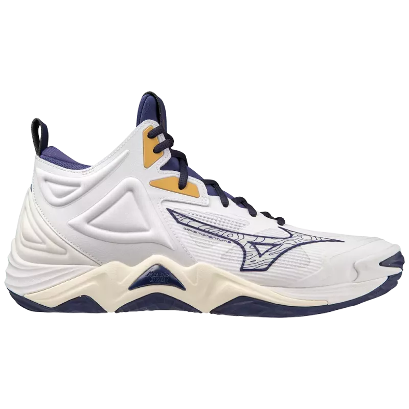 Chaussures Mizuno Wave Momentum Montantes Blanches 1 Chaussures Mizuno Wave Momentum Montantes Blanches