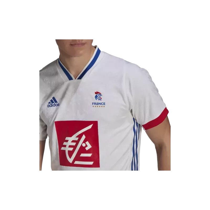Maillot équipe De France De Handball Adidas Blanc 3 Maillot équipe De France De Handball Adidas Blanc – Image 3