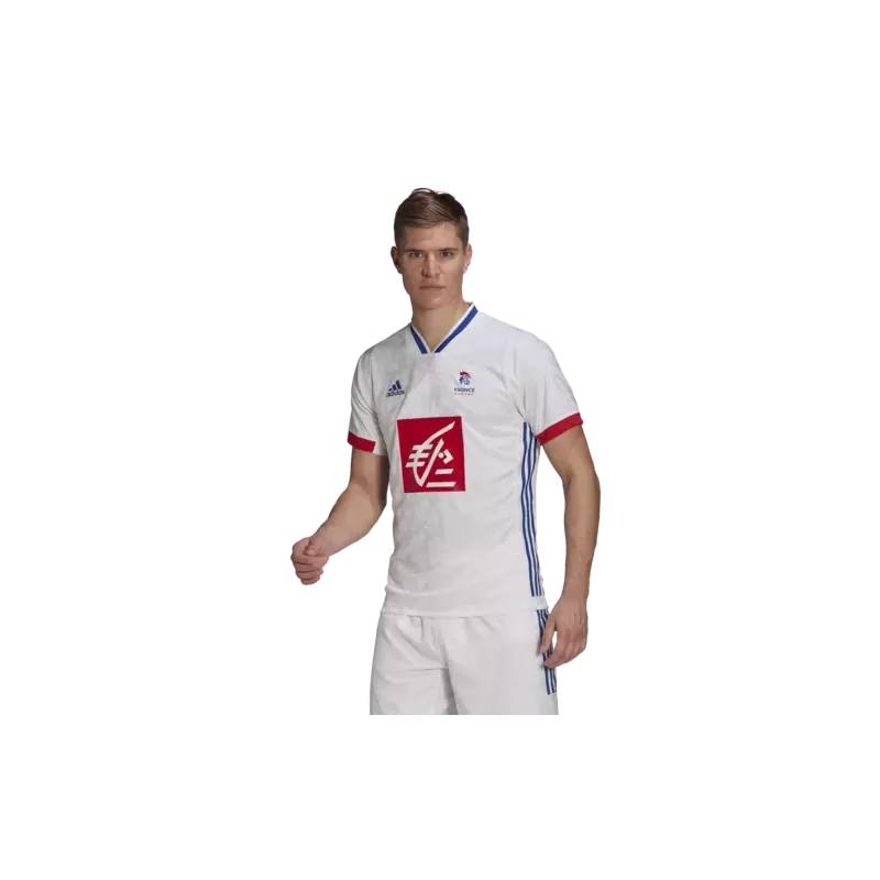 Maillot équipe De France De Handball Adidas Blanc 5 Maillot équipe De France De Handball Adidas Blanc – Image 5
