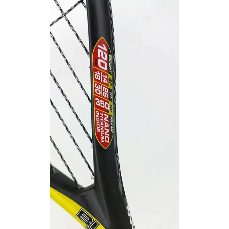 Raquette Squash Karakal Black Zone Yellow 5 Raquette Squash Karakal Black Zone Yellow – Image 5