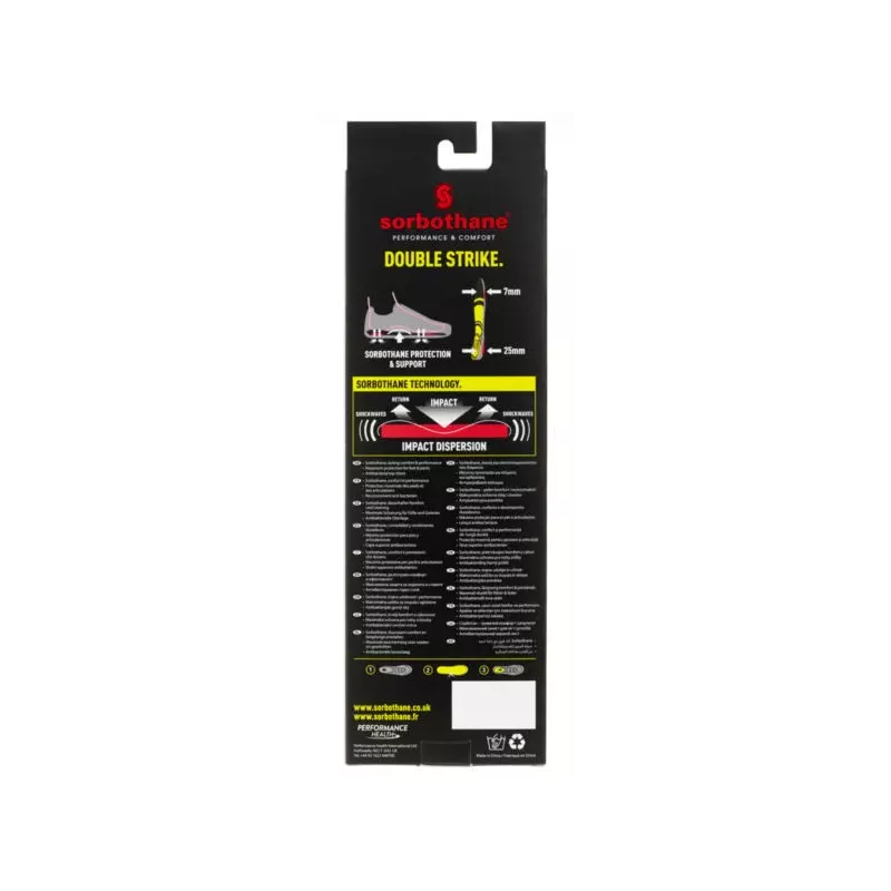 Semelles Sorbothane Performance Health Double Strike 3 Semelles Sorbothane Performance Health Double Strike – Image 3