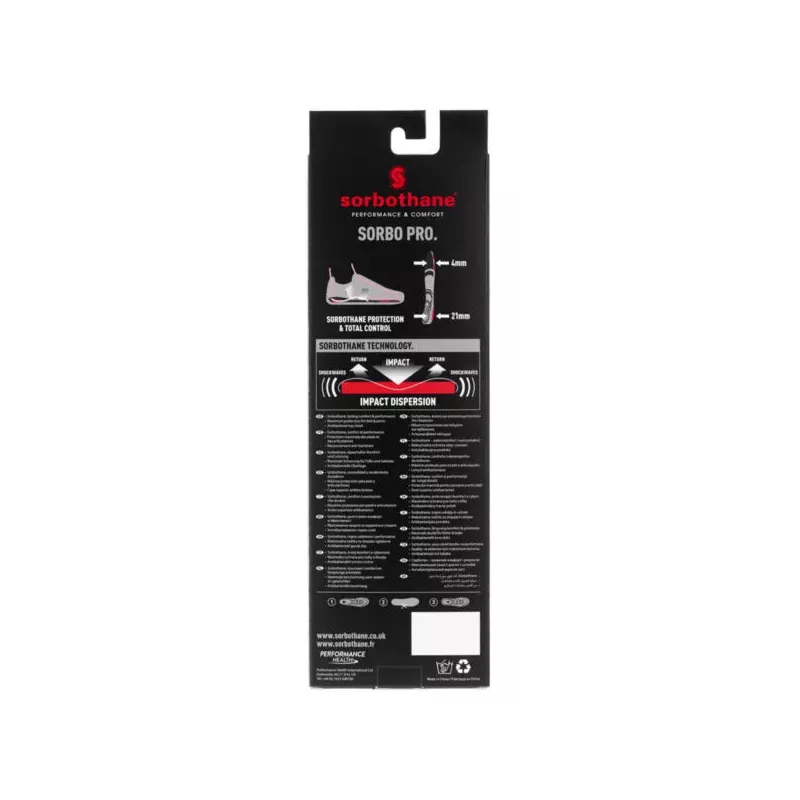 Semelles Sorbothane Performance Health Sorbo Pro 4 Semelles Sorbothane Performance Health Sorbo Pro – Image 4