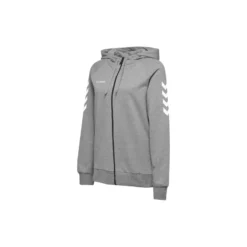 Sweat Zippé à Capuche Hummel HMLGO Femmes Gris